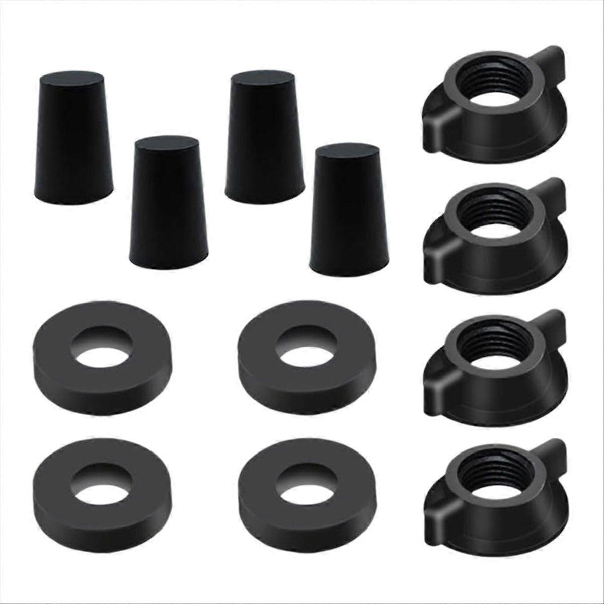 Replacement Kit for Water Filter System Elements - 4 Wing Nuts, 4 Washers & 4 Silicone Blocking Plu