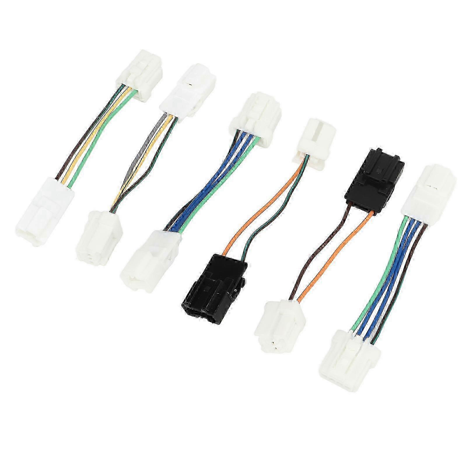 6pcs Taillight Adapter Harness High Performance Plug and Play for 240SX PnP S13 Kouki 1989‑1993