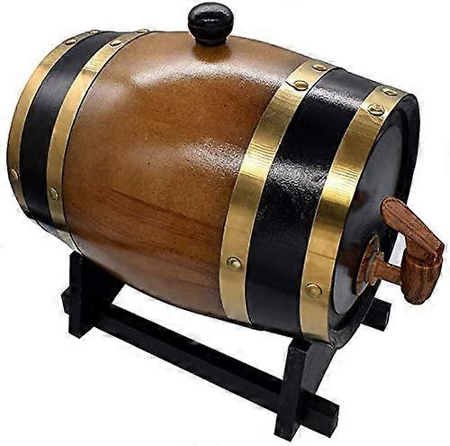 1.5L Brown Oak Wood For Wine And Spirits Storage And Aging