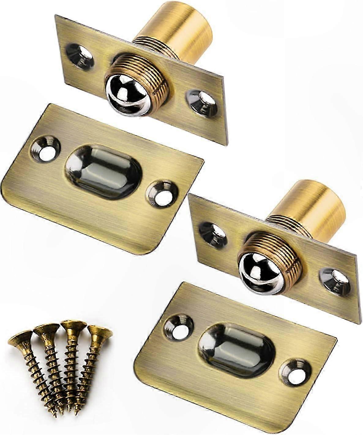 2-Pack Adjustable French Door Ball Catch Latch Hardware