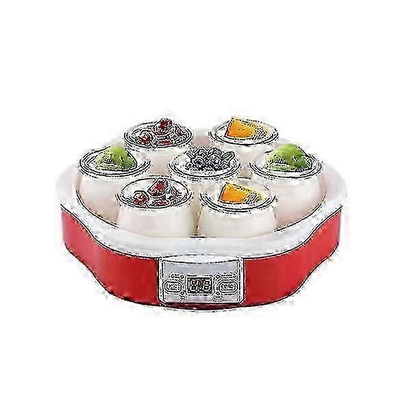 Compact Yogurt Maker with 7 Jars, 100% BPA-free, Perfect for Homemade Yogurt