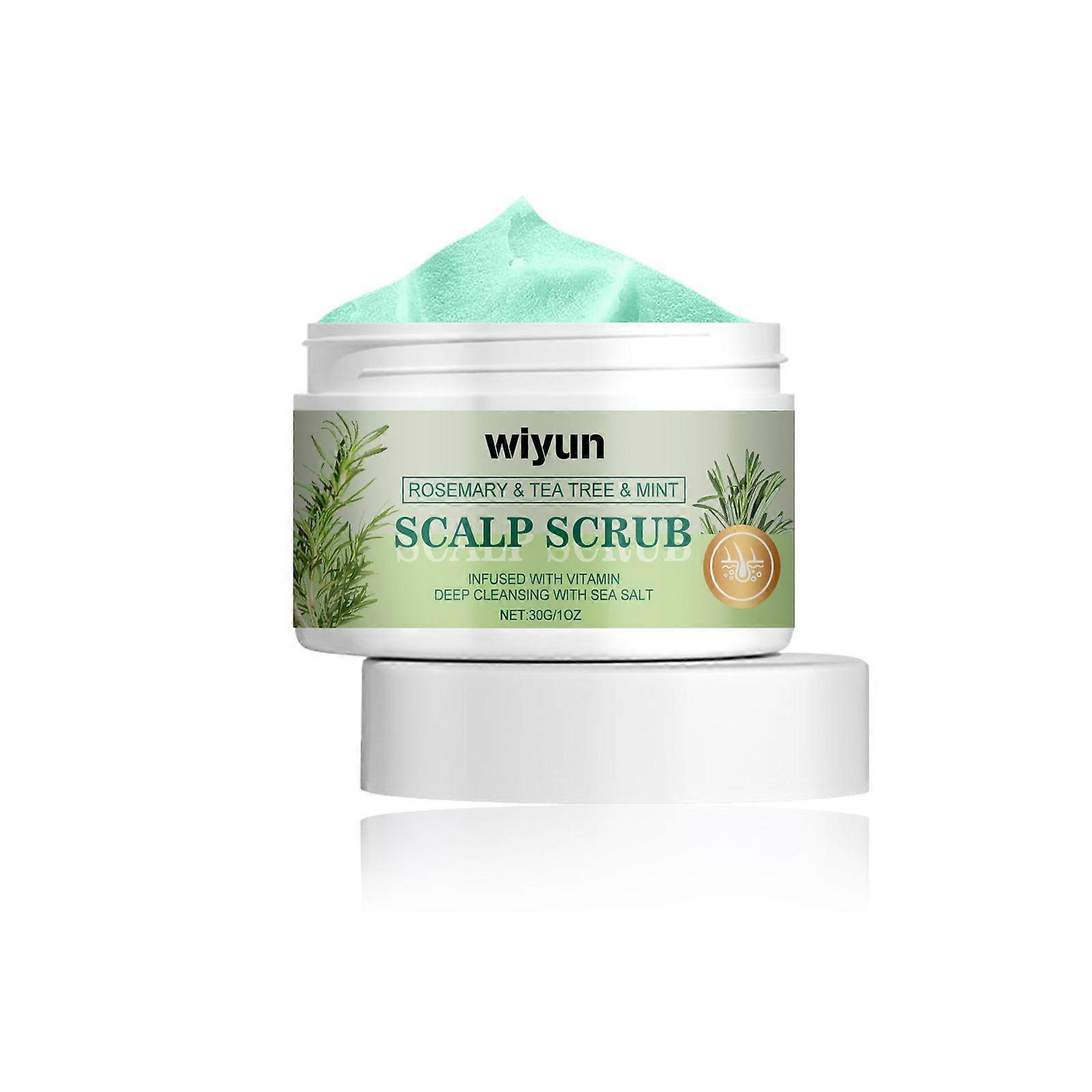 Wiyun Rosemary Scalp Scrub Gently Cleanses The Scalp, Nourishes The Stratum Corneum, And Makes The Hair Smooth And Strong