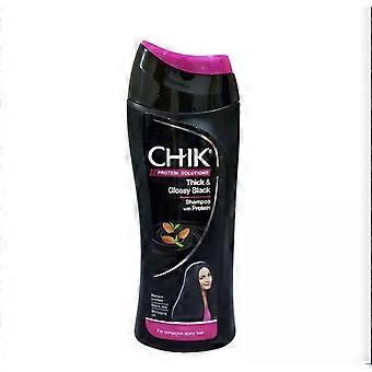 Protein Shampoo: density and brilliance (80 ml), Thick & Glossy Black Shampoo With Protein, CavinKare