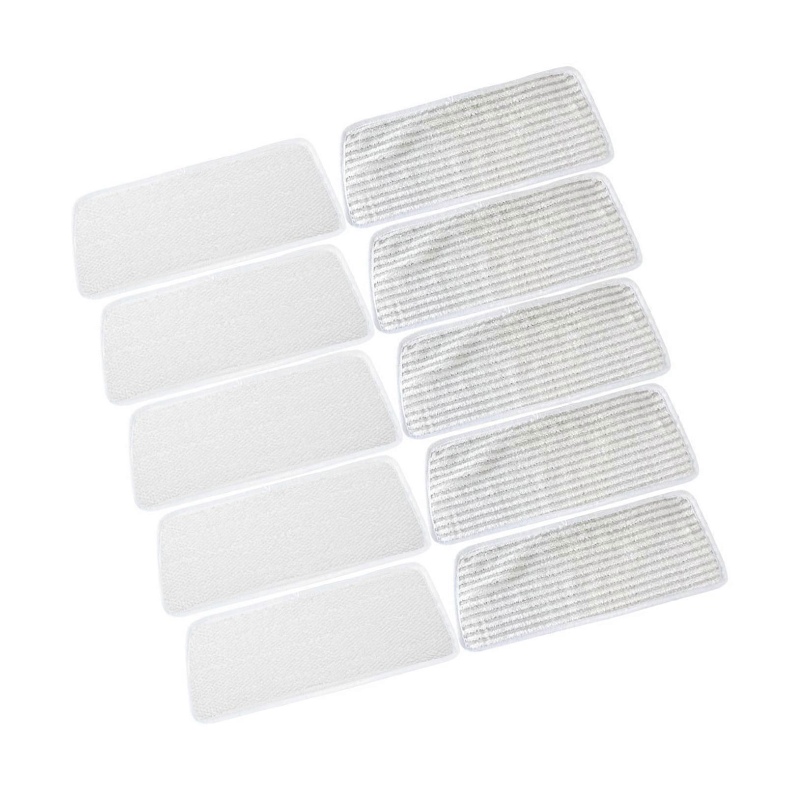 Multi Steam Mop Replacement Pads Pack of 10 Free Fabric for Allergen Reduction Multicolor