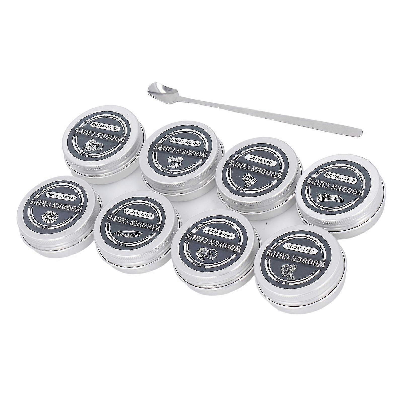 Τσιπς ξύλου για καπνιστή - 8 σετ γεύσης Apple Oak Beech Hickory