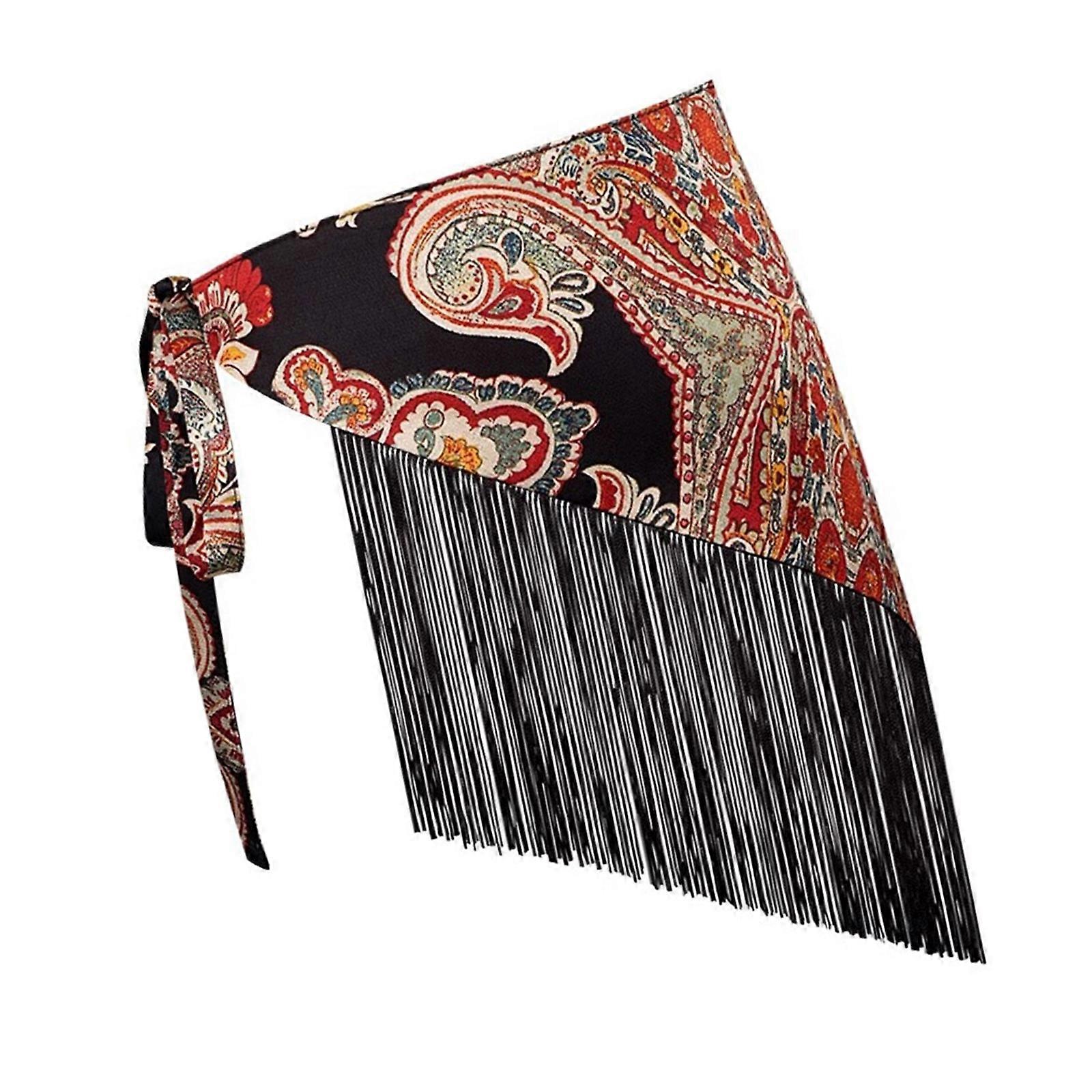 Fringe Beach Wrap Scarf For Women Stylish Sarong Skirt Design With Secure Knot Closure Summer Essential  Red