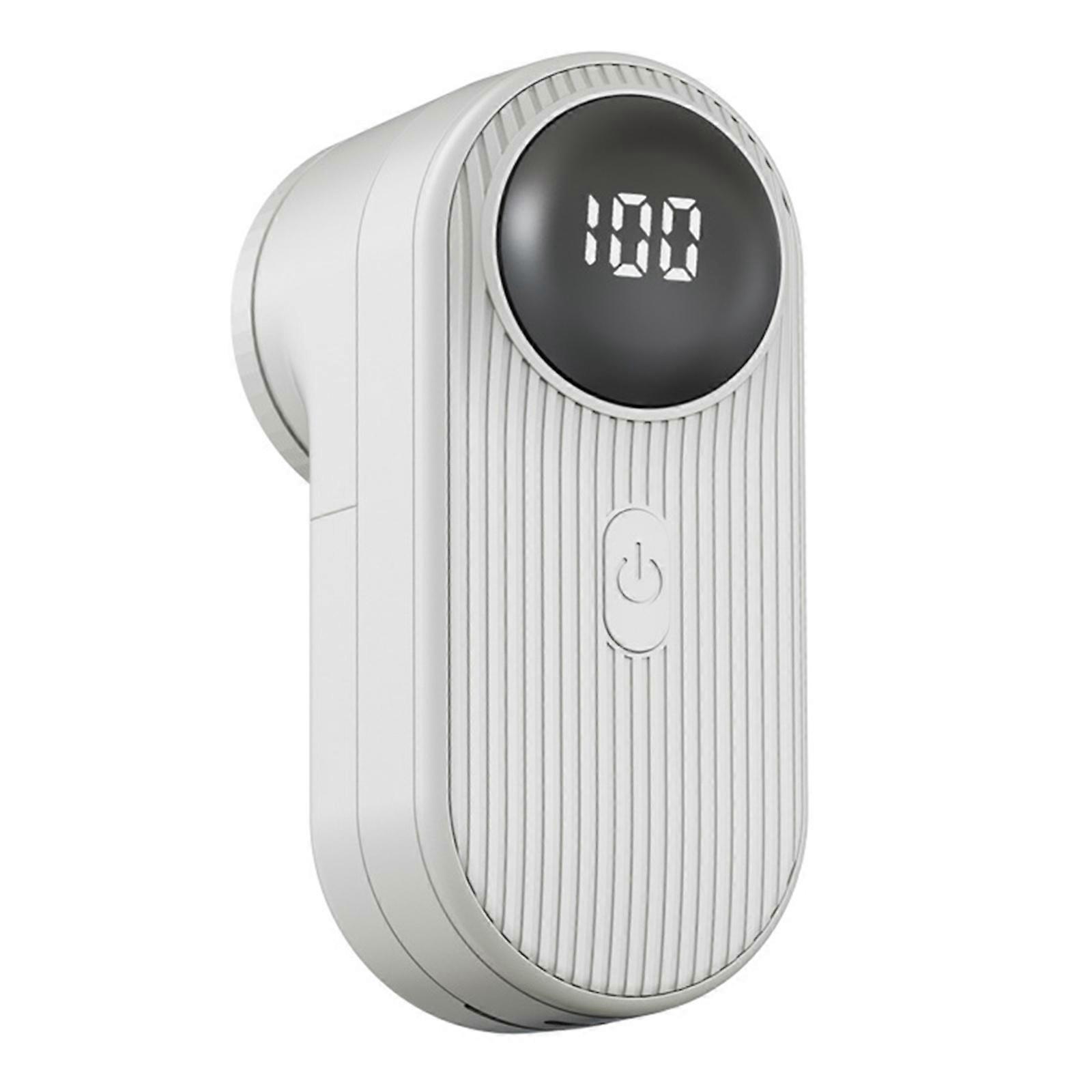 Fabric Shaver Rechargeable Fabric Electric Lint Remover Large Coverage Multipurpose for Couch Carpet Linen Clothing  Silver