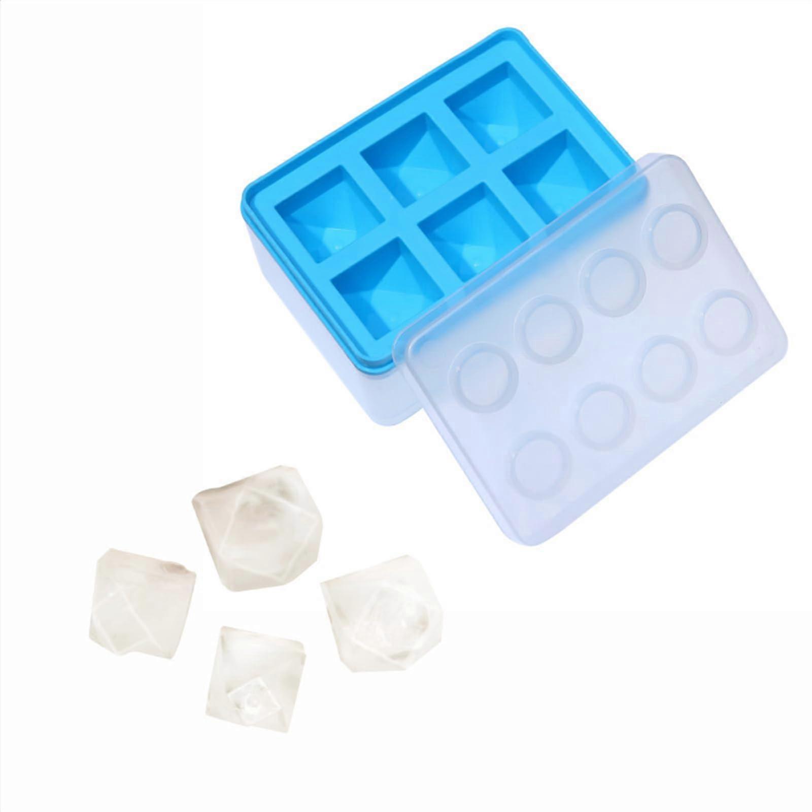 Silicone Ice Cube Molds Cartoon Shape Flexible Tray for Drinks Cocktails and Beverages