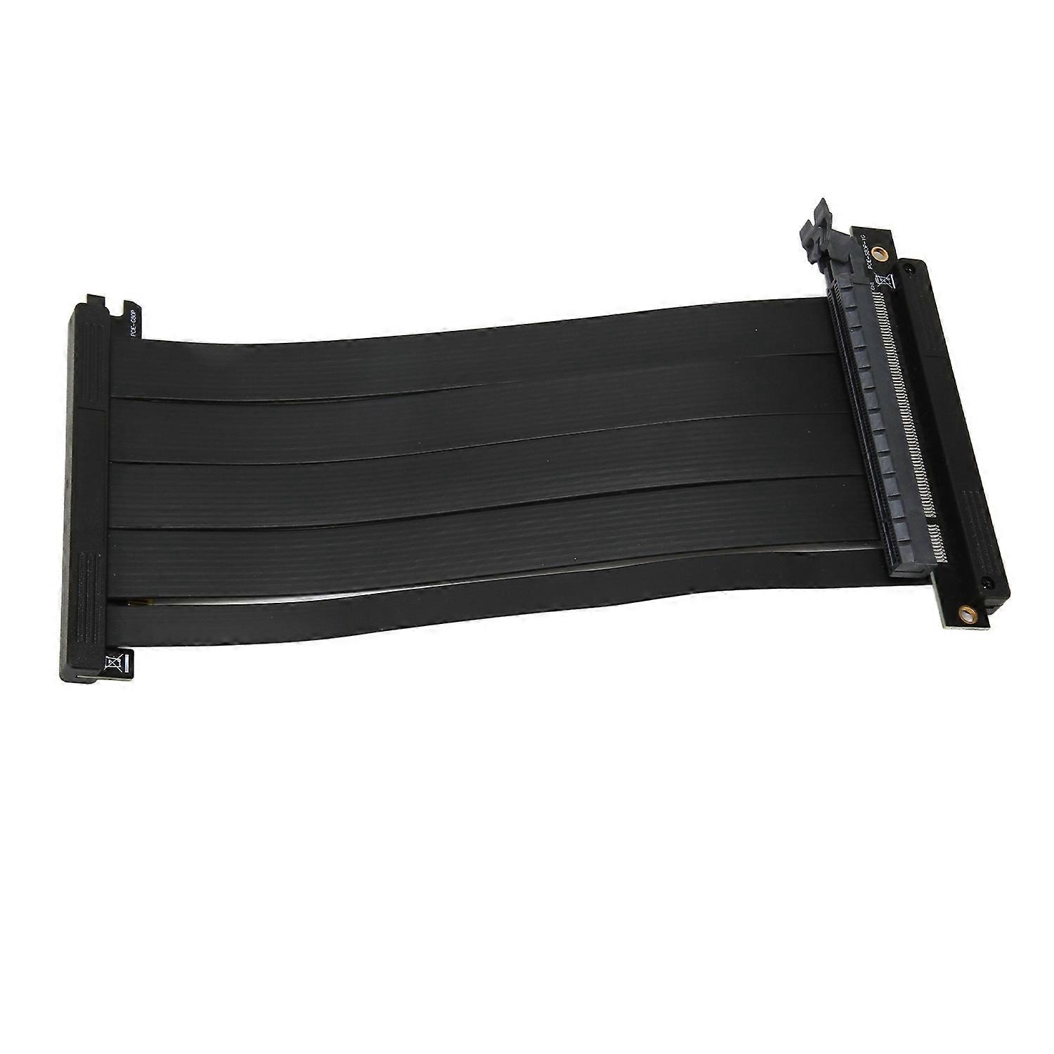 Graphics Card Extension Cable Dual Reverse Ultra PCIE4.0 X16 Riser Cable Shielded High Speed Vertica