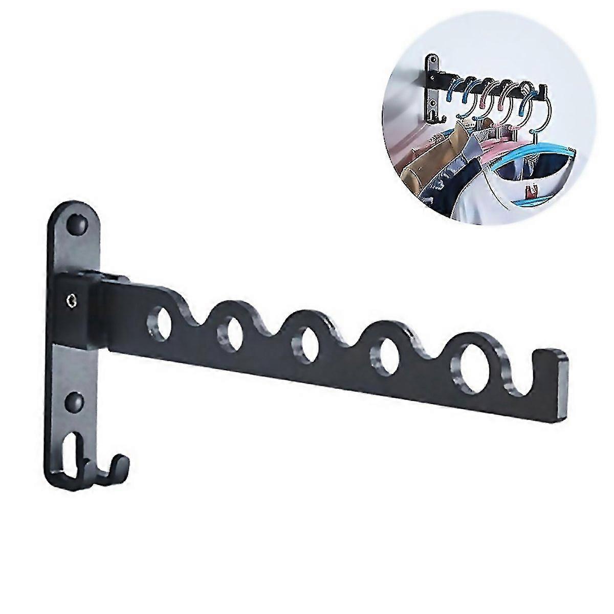 For Dryer Rack Folding Wall Mount Clothes Hanger Laundry Room Hanger