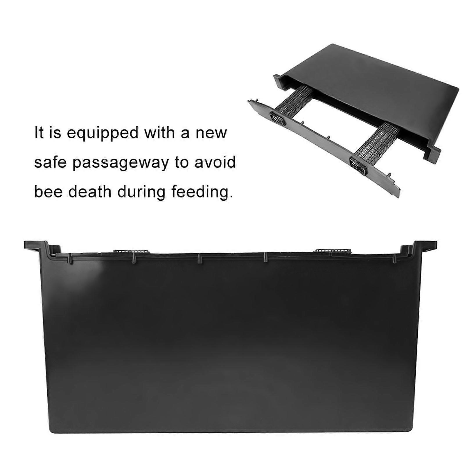 4L Black Plastic Inside Beehive Water Feeder Bee Drinking Device Beekeeping Tools Supply