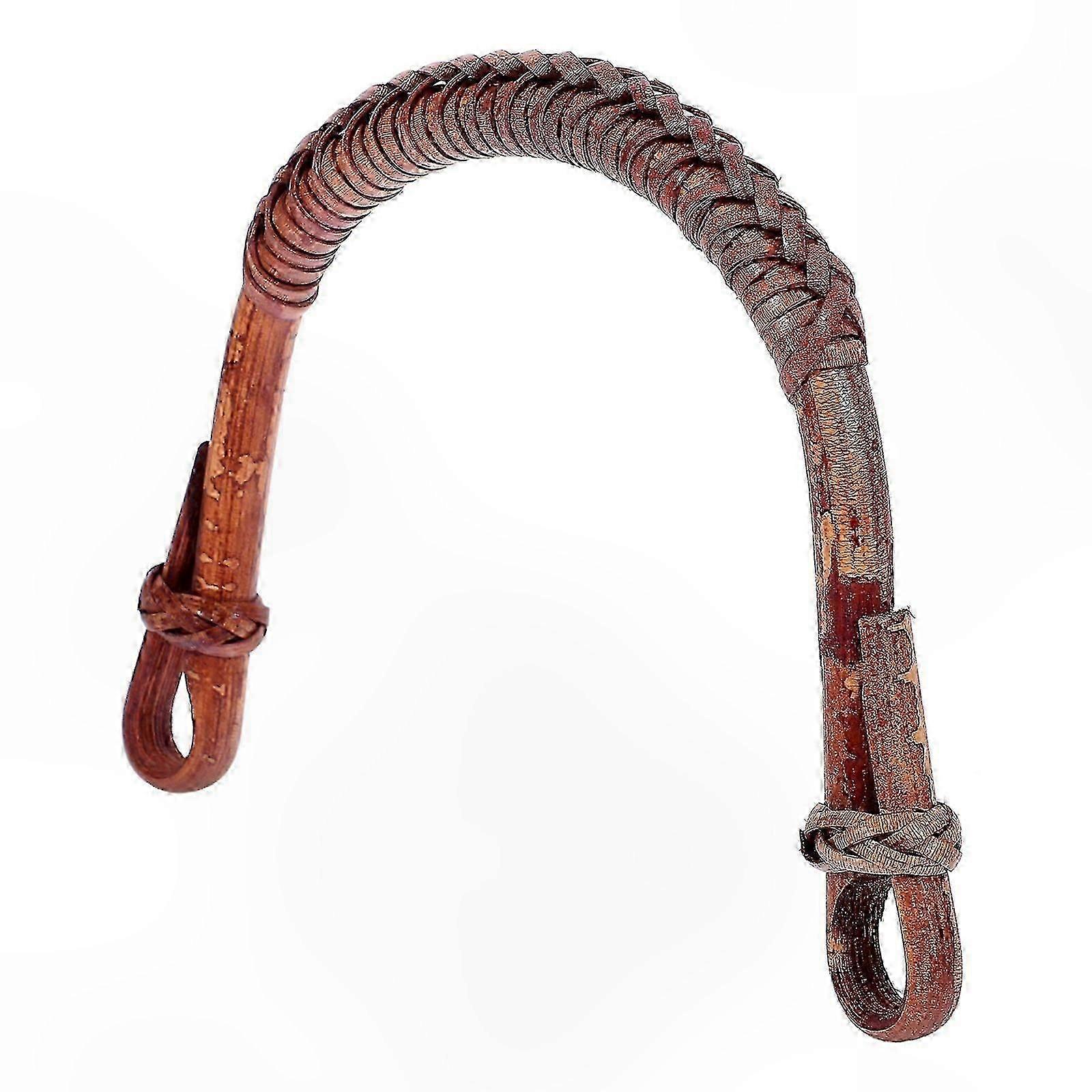 Replacement Rattan Handle for Ceramic Teapots, U-Shape Kettle Handle for Stovetop Tea Pots and Water Bottles with Japanese Wire Design