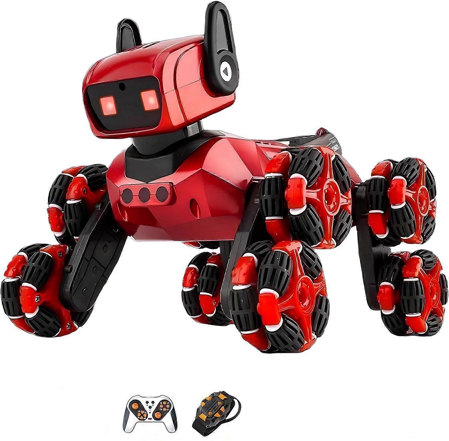Dual Remote Gesture Sensing Remote Control Stunt car Toy, 360-degree Rotation 8-Wheel