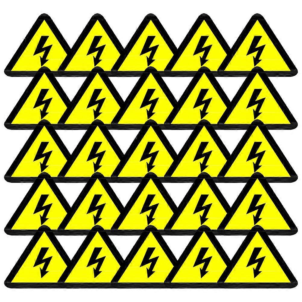 Electrical Stickers High Voltage Warning for Safety 50Pcs Pack