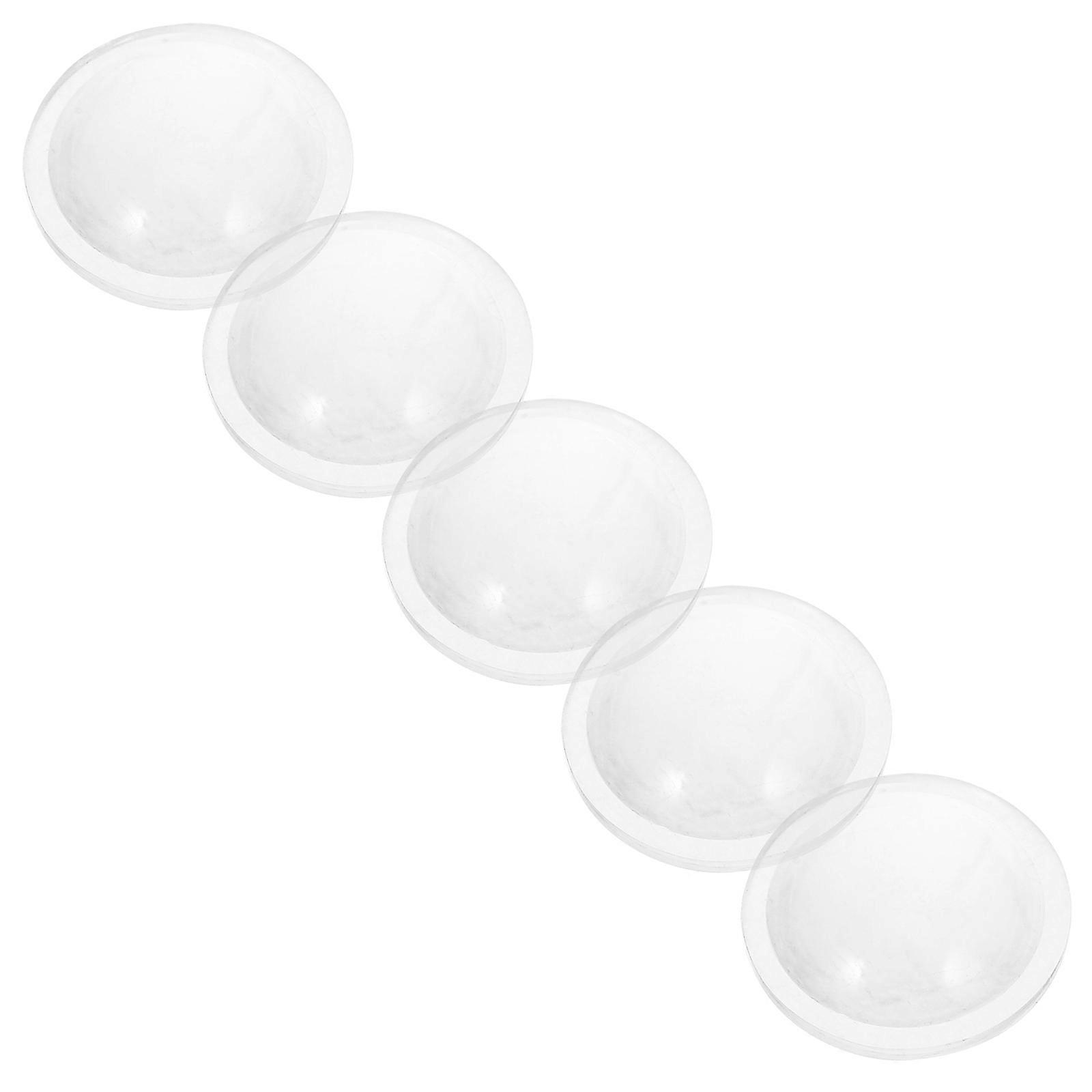 LED Focusing Convex Lens Replacement for Flashlight Use 5Pcs Optical Accessory