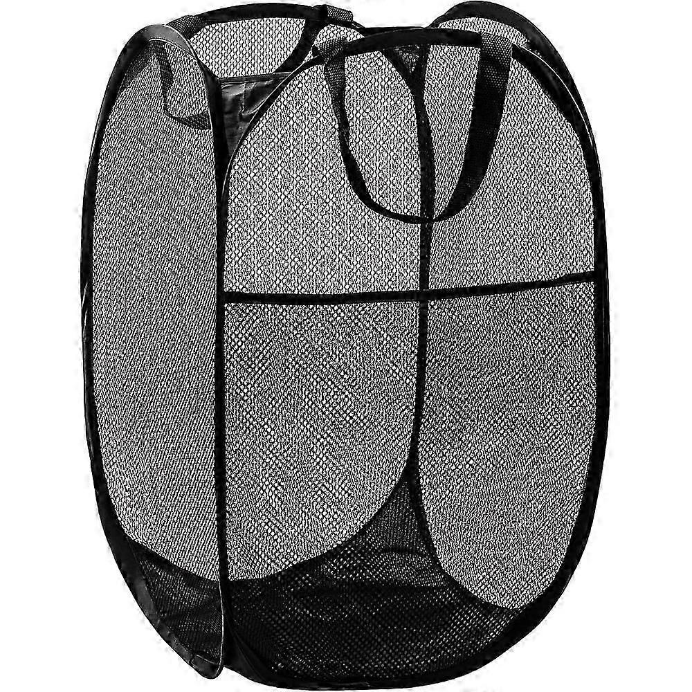 Pop Up Hamper, 1 PCS Mesh Pop Up Laundry Hamper, Premium Pop Up Laundry Basket, Mesh Laundry Basket, Pop Up Hampers for Laundry, Mesh Laundry Hamper