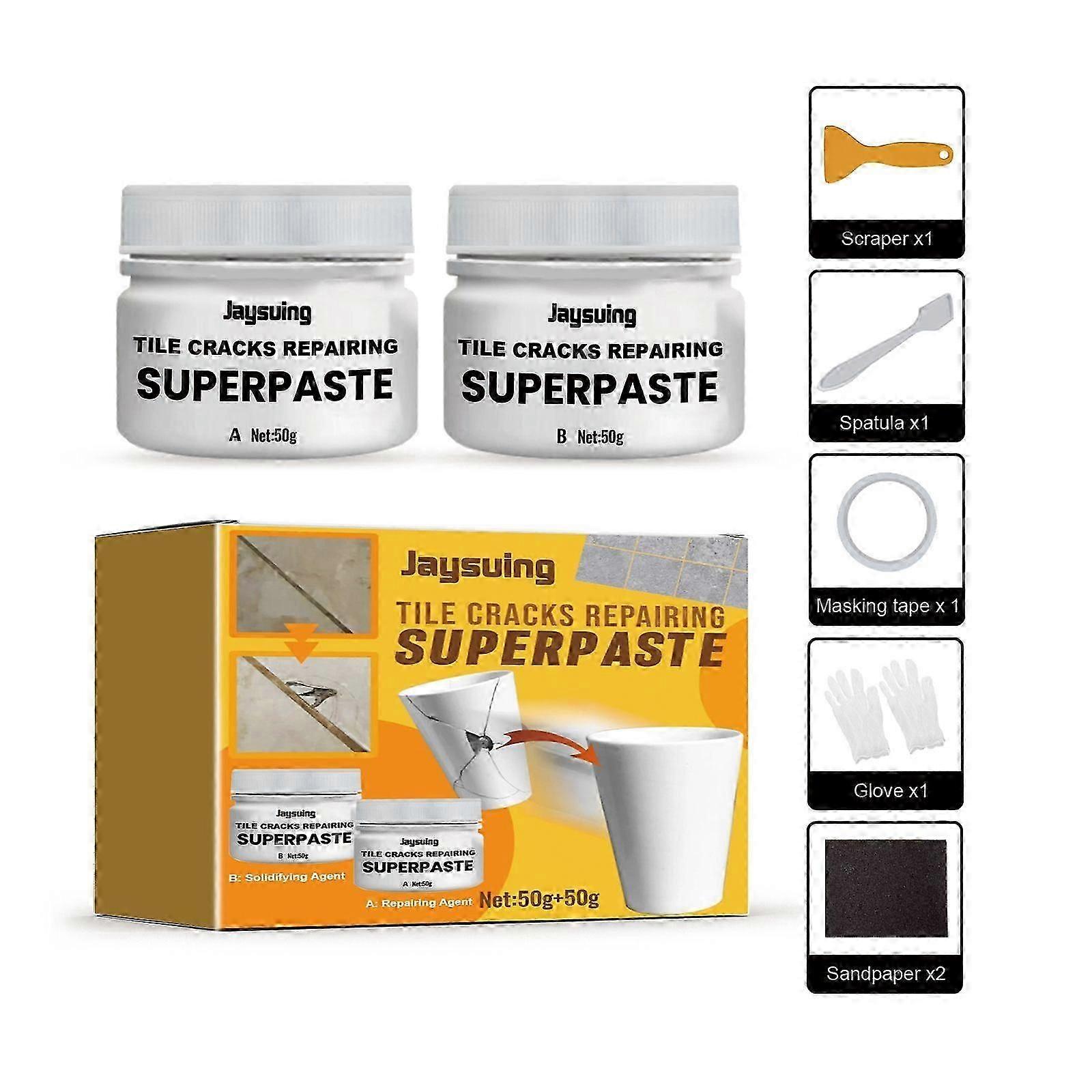 tile repair paste contains epoxy resin, polyurethane