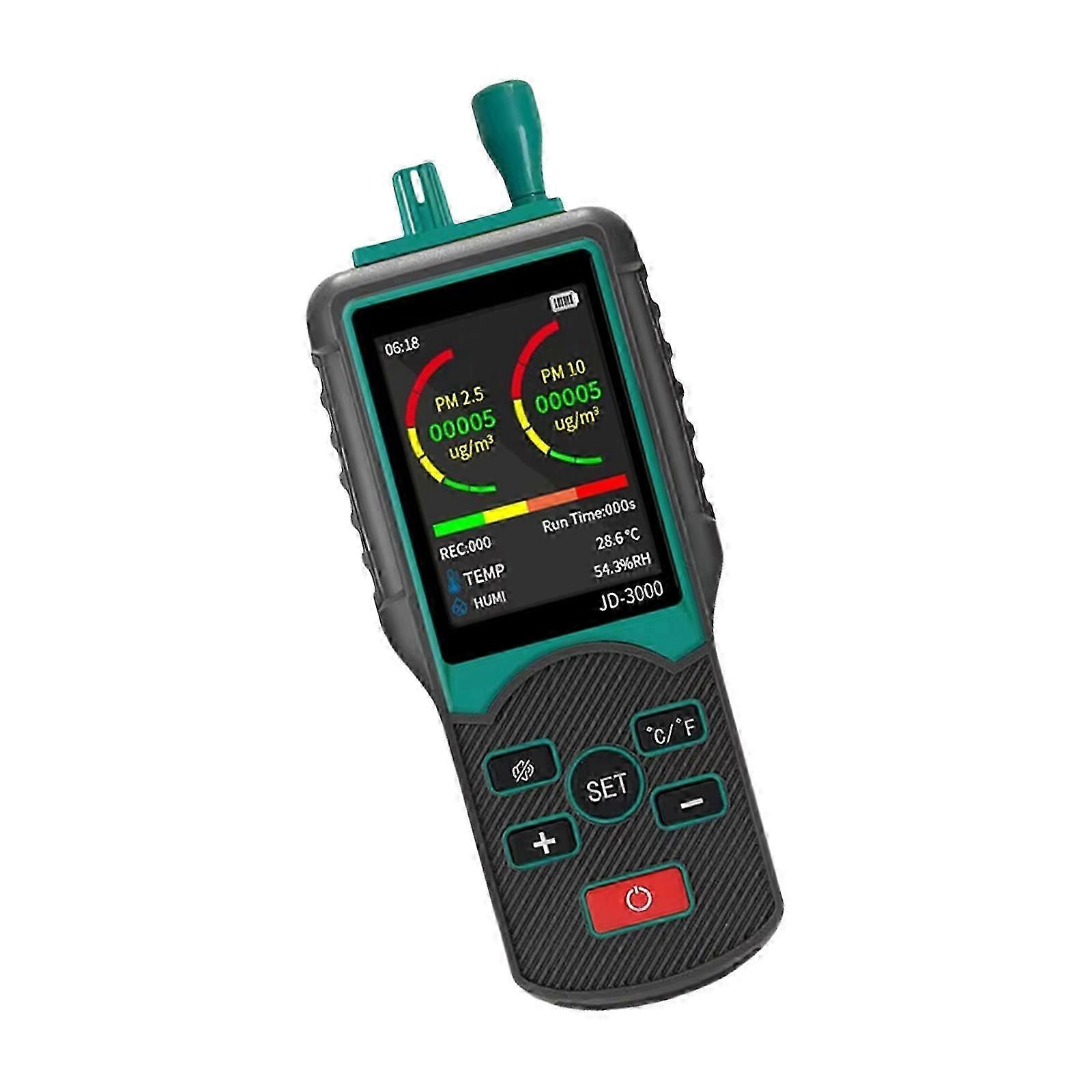 Advanced Dust Particle Analyzers Counter for Industrial and Home Use Featuring Double Measurement Modes & Easy Operation