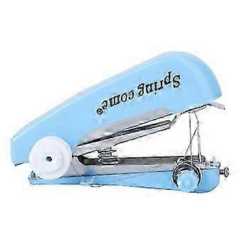 Mini Portable Handheld Sewing Machine Quick Stitch Tool for Fabric Clothing (Random Color)