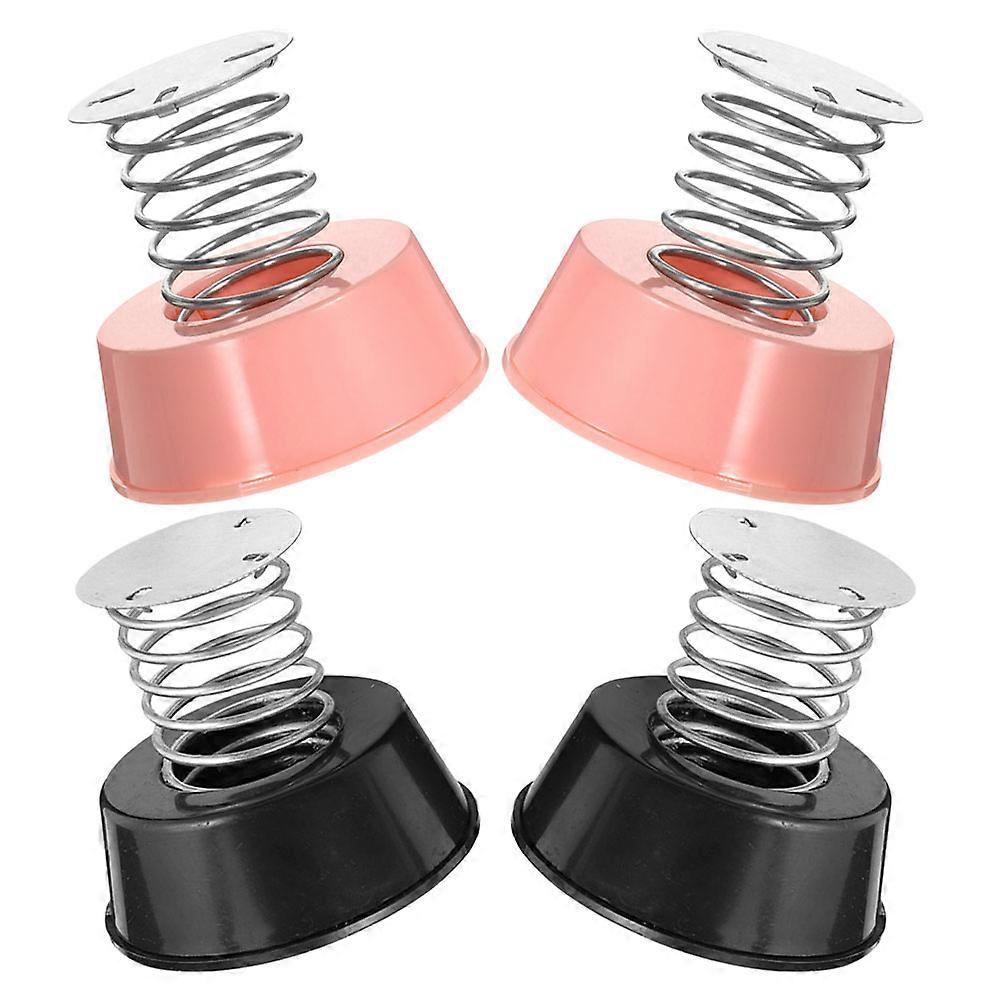 Doll Spring Bases Dashboard Toy for DIY Use 4Pcs with Durable Plastic Iron