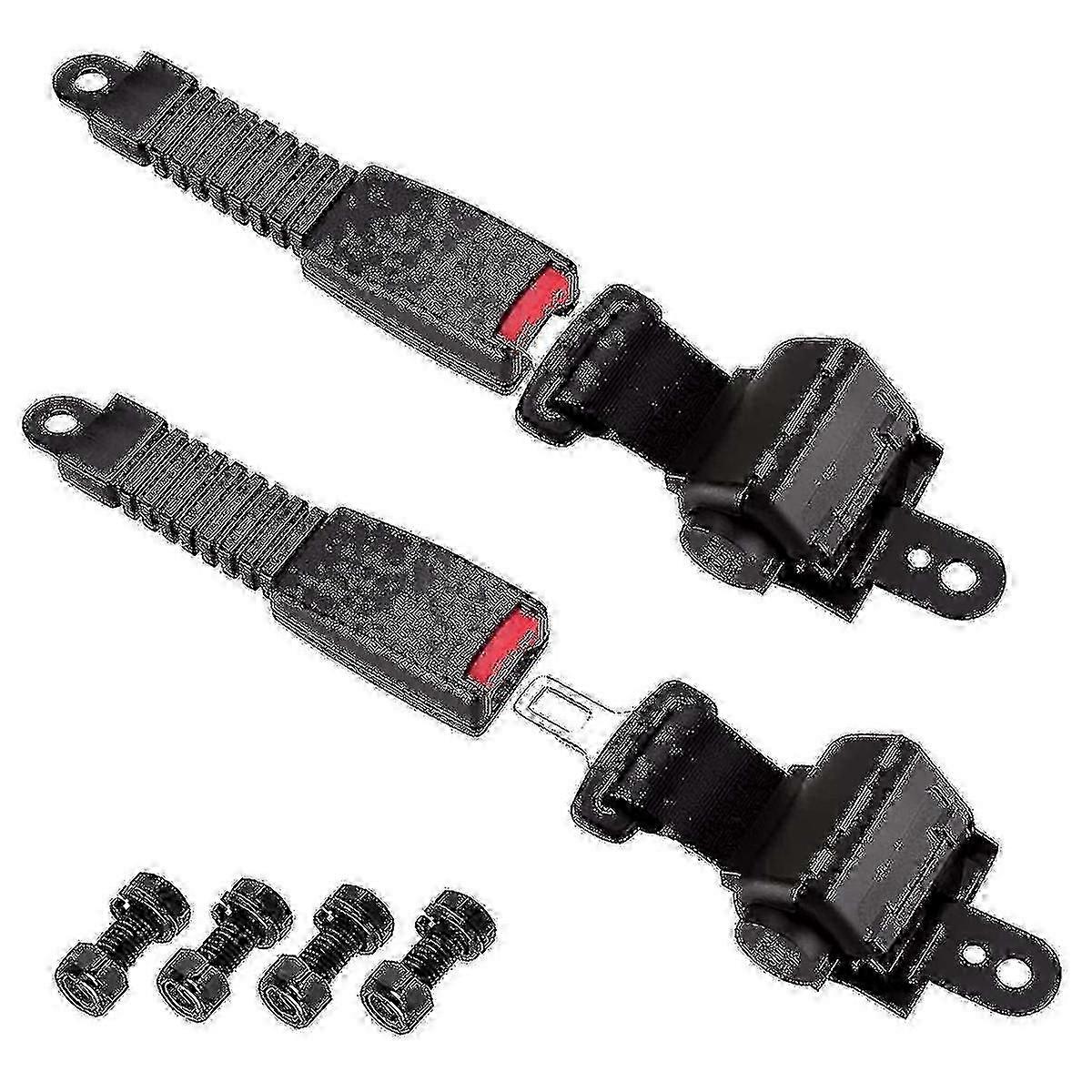 47.64 بوصة عربة الجولف أحزمة الأمان ل EZGO TXT RXV YAMAHA حزام أمان قابل للسحب 2 نقطة