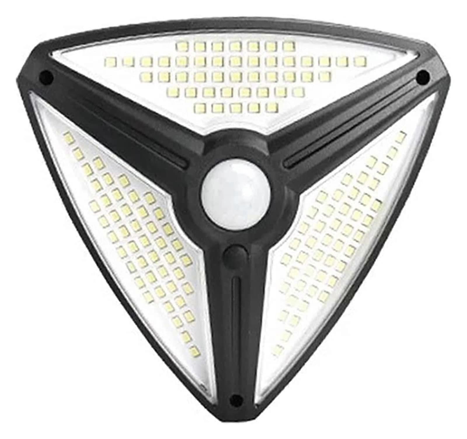 Solar LED Outdoor Light with Motion Sensor, Waterproof Triangle Design, 138SMD Energy Saving