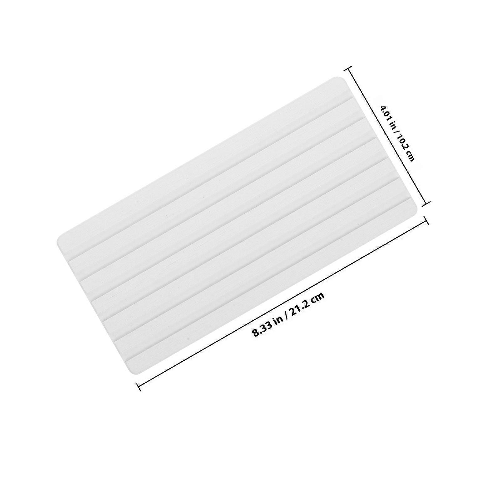 Diatomite Stone Absorbent Drying Mat for Kitchen and Bathroom Tray 2Pcs