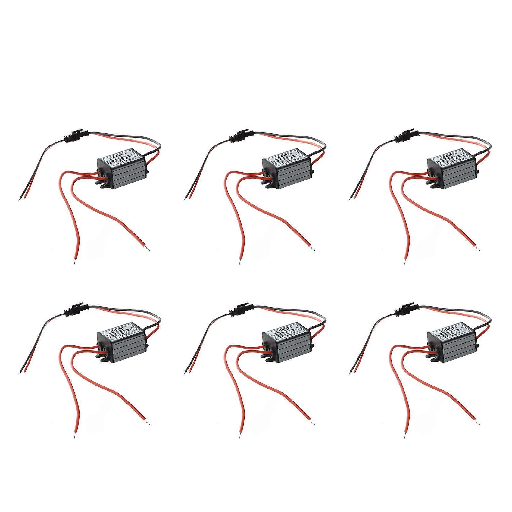 6X 3W LED Lamp Driver Electrical Transformer 85V - 265V