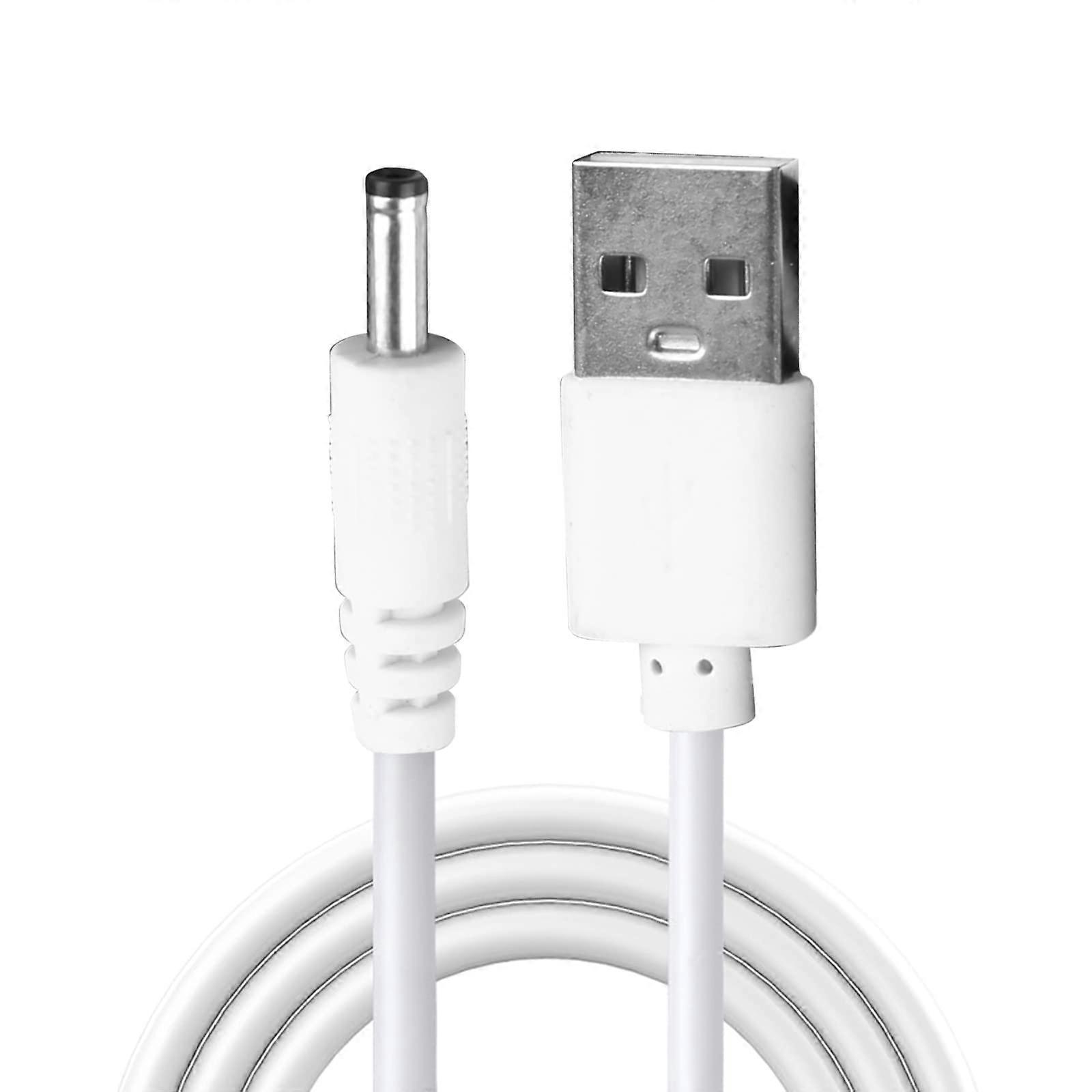 USB to 3.5mm x 1.35mm Power Cable 5V LED Light Charging Cord Multiple Length Options