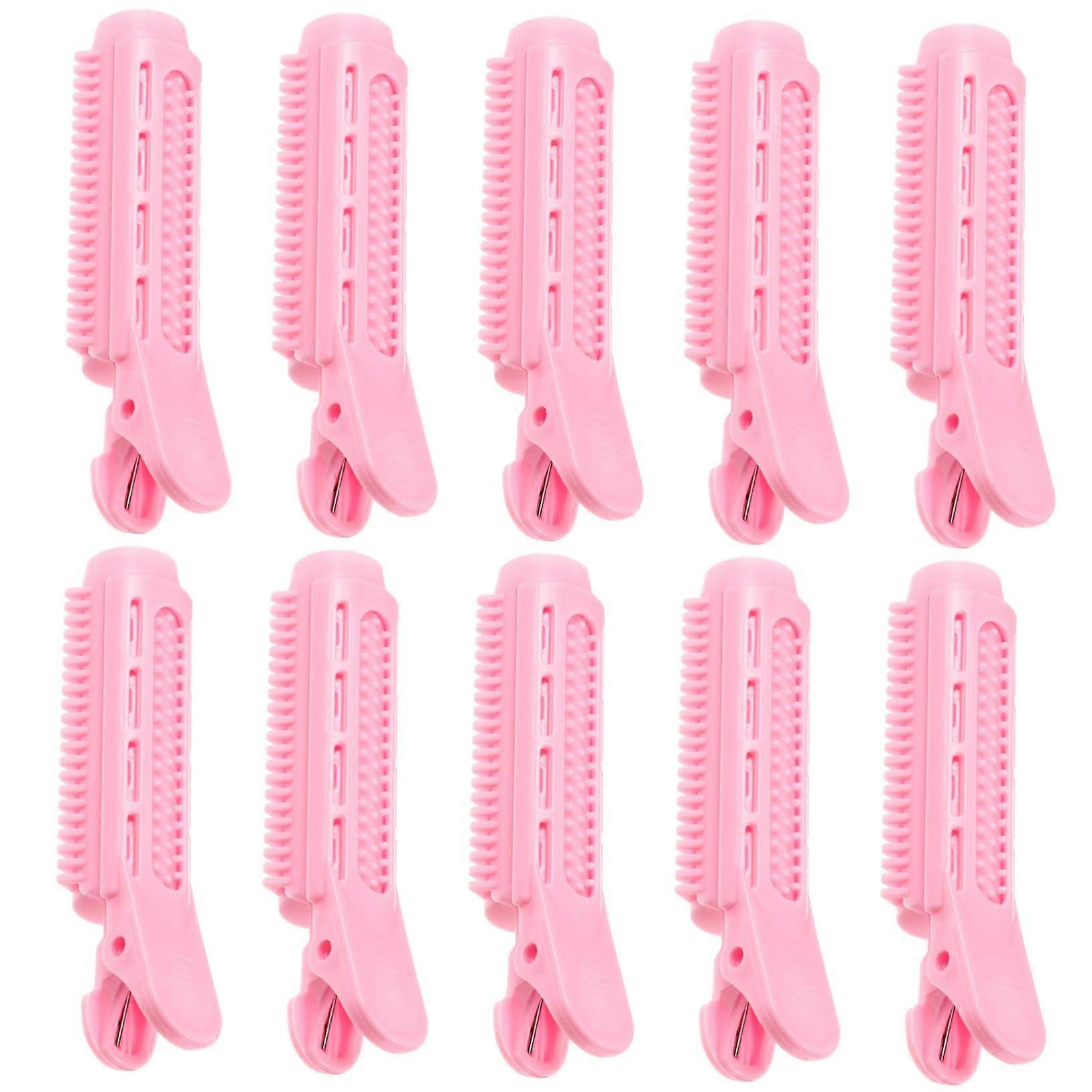 10pcs Hair Rollers and Root Clips for Volume and Fluffy Bangs, Damage Curling Styling Set