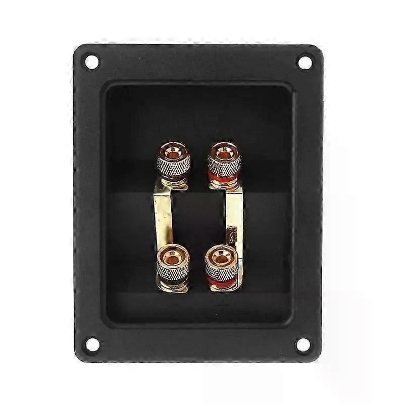 Plastic + Gold Plated Terminal Cup Connector Used with Banana Plugs for Voice Coil Subwoofer Input Output