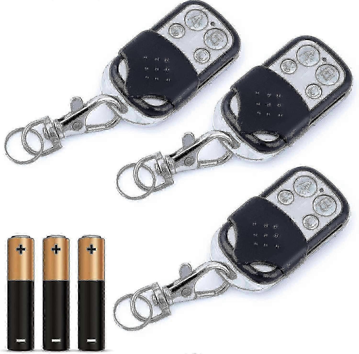 Universal 433.92mhz Gate Remote Control With 12v Battery (3pcs)