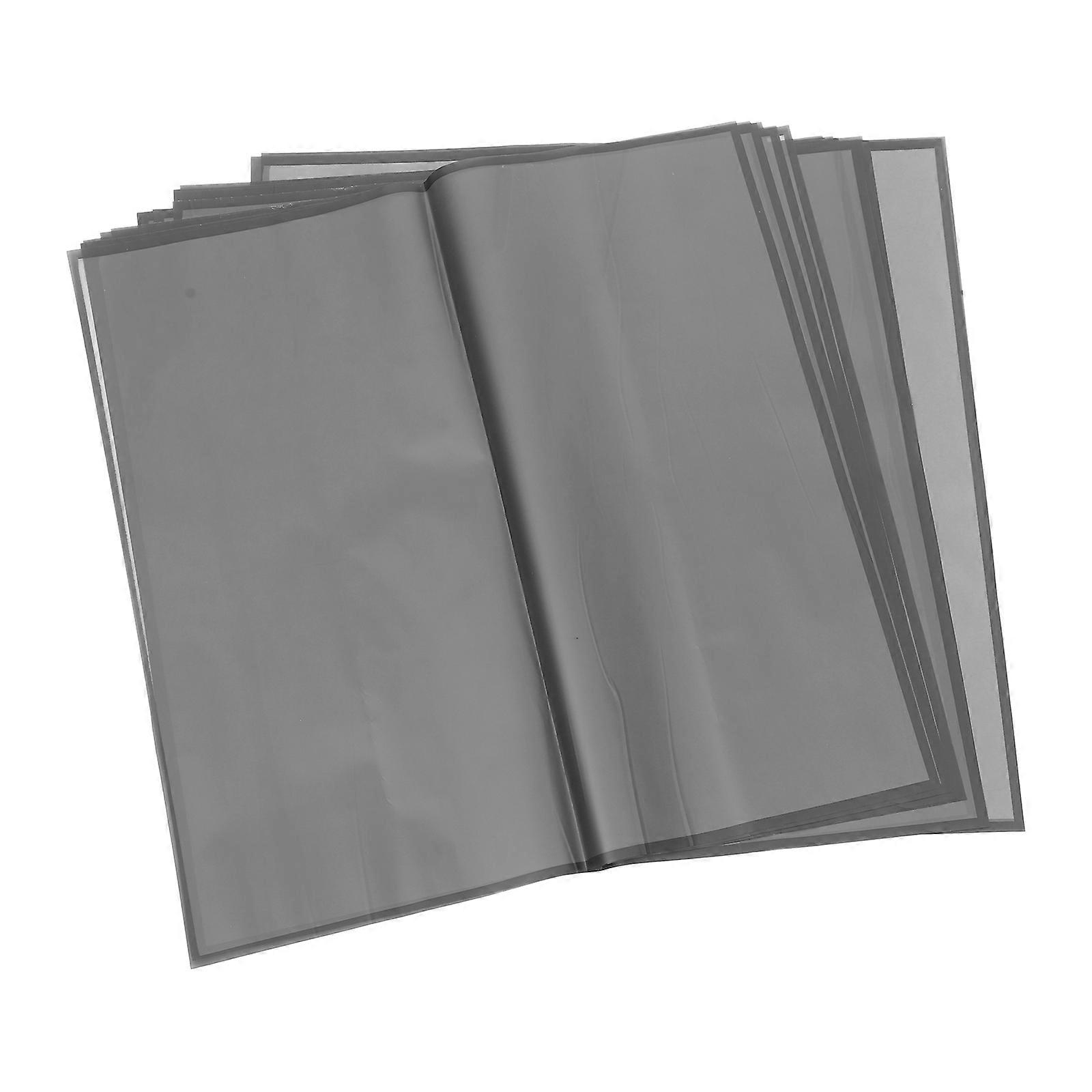 Black Gift Packaging Paper for Flower Wrapping 20Pcs Pack