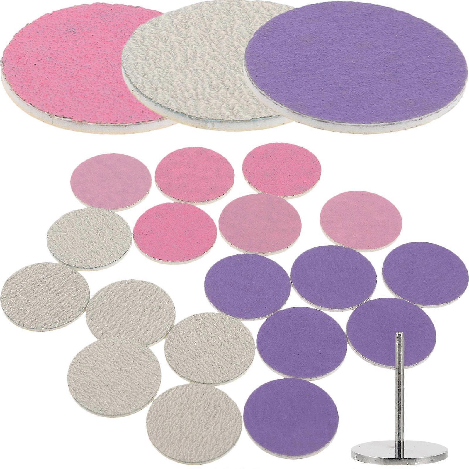 Manicure Sanding Discs for Electric Remover with 60Pcs Pads