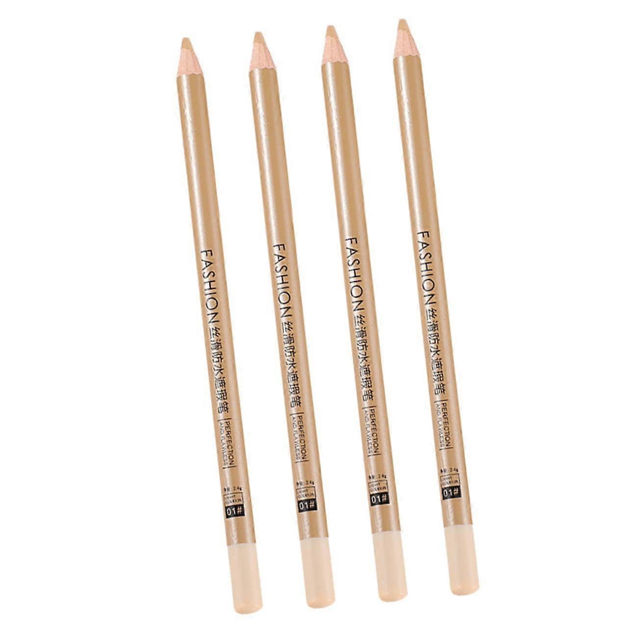 Concealer Pencil Set for Dark Circles and Blemishes, Full Coverage Makeup Concealer Pen 4pcs