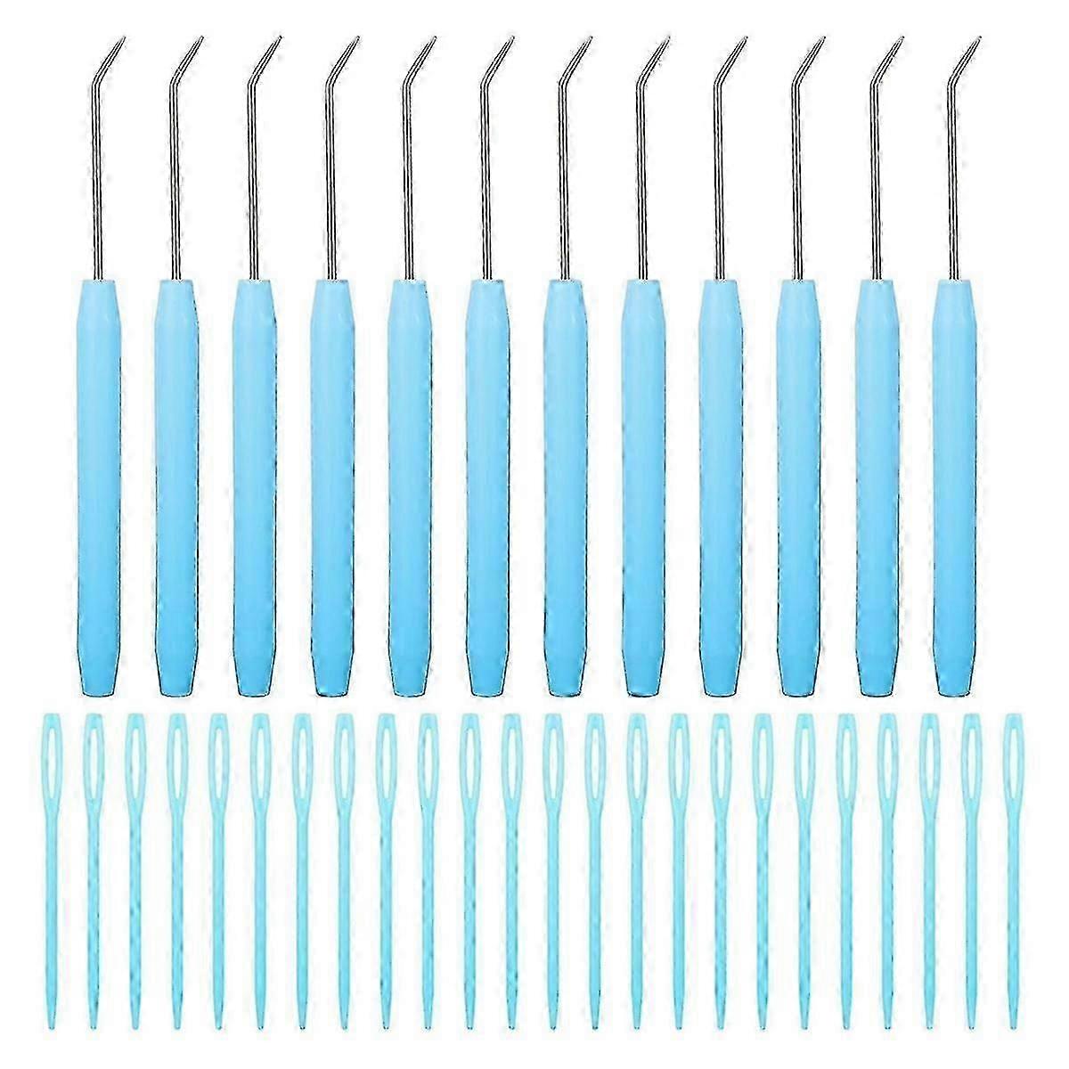36Pcs Loom Hook Set,Knitting Loom Hook Crochet Needle Hook A