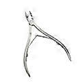 Cuticle Nipper stainless - Cuticle pusher - Nail scissors Silver