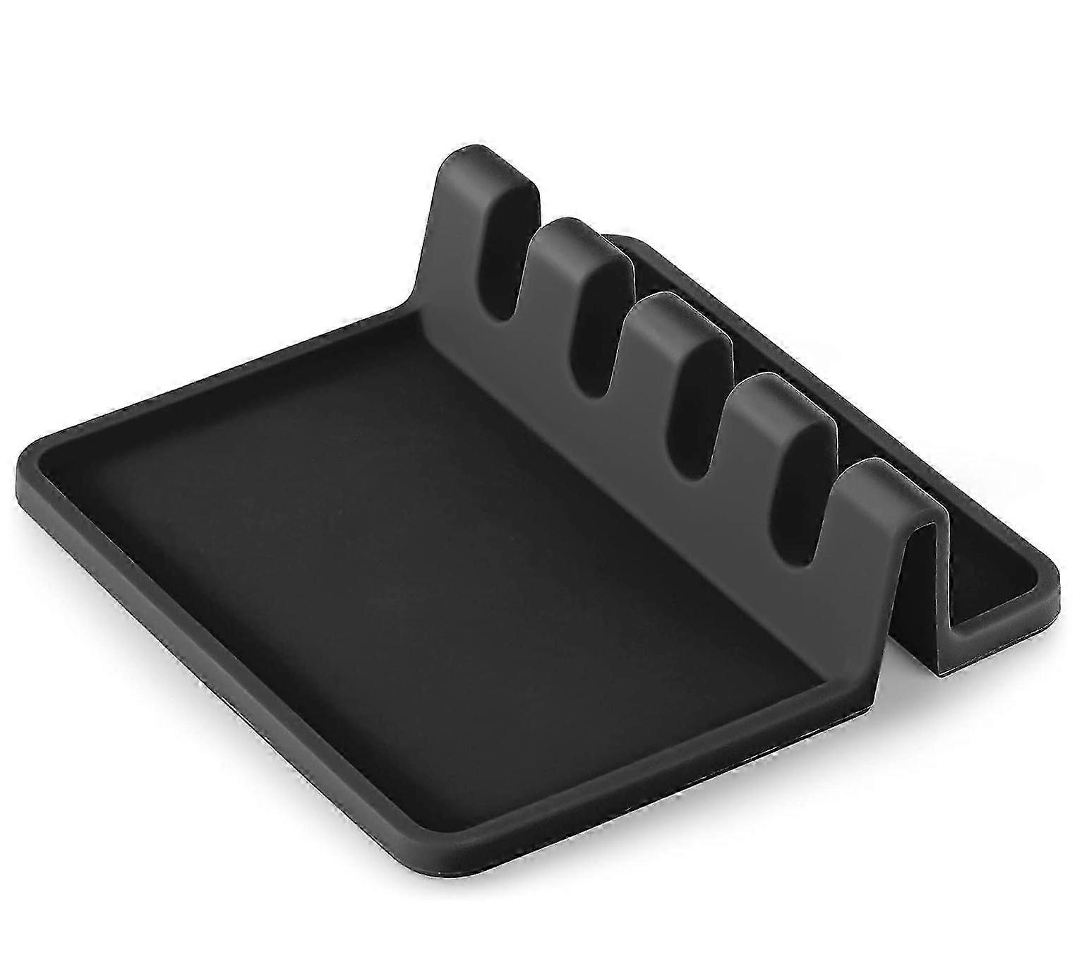 Silicone Spoon Rest With Drip Pad