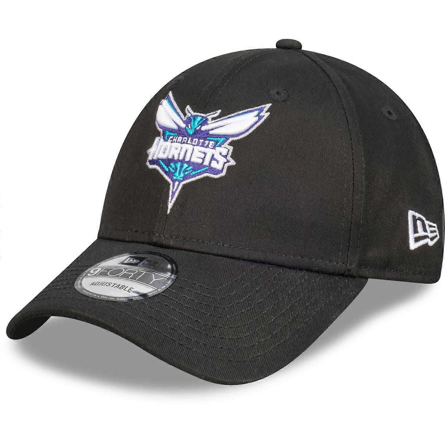 Nová éra 9Forty Snapback Cap - NBA Charlotte Hornets černá