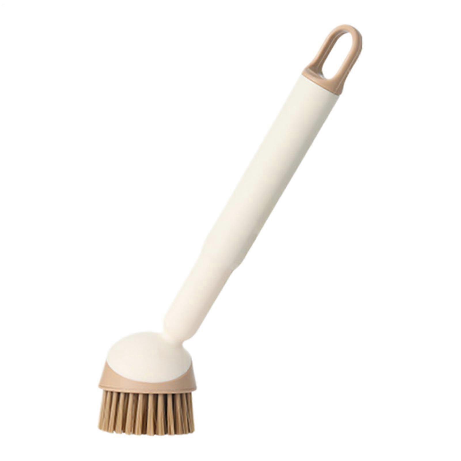 Dish Brush with Ergonomic Handle and Durable Bristles, MultiPurpose Pot Scrubber for Kitchen Use
