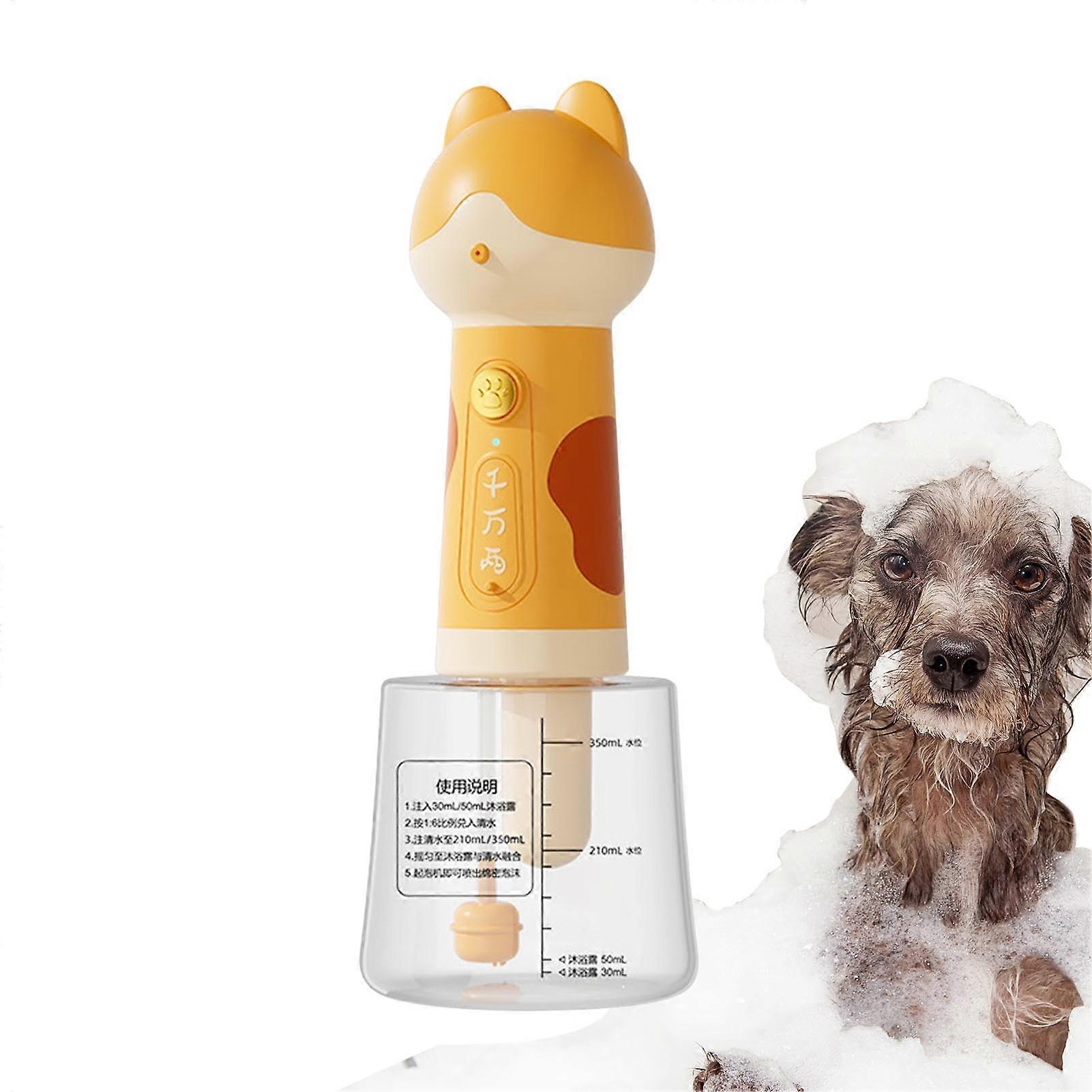 Automatic Pet Soap Dispenser with Foaming Technology and OneTouch Control for Dog and Cat Bathing