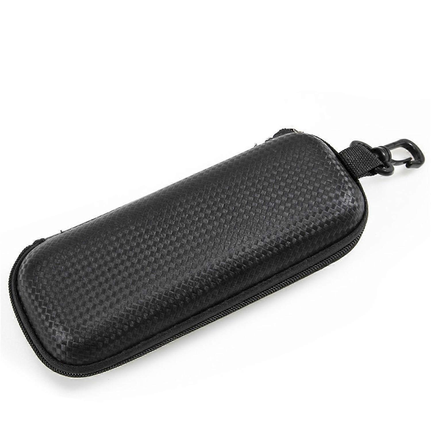 Glasses Case in Square Shape Zipper Hard Eyeglass Case Box with Hook