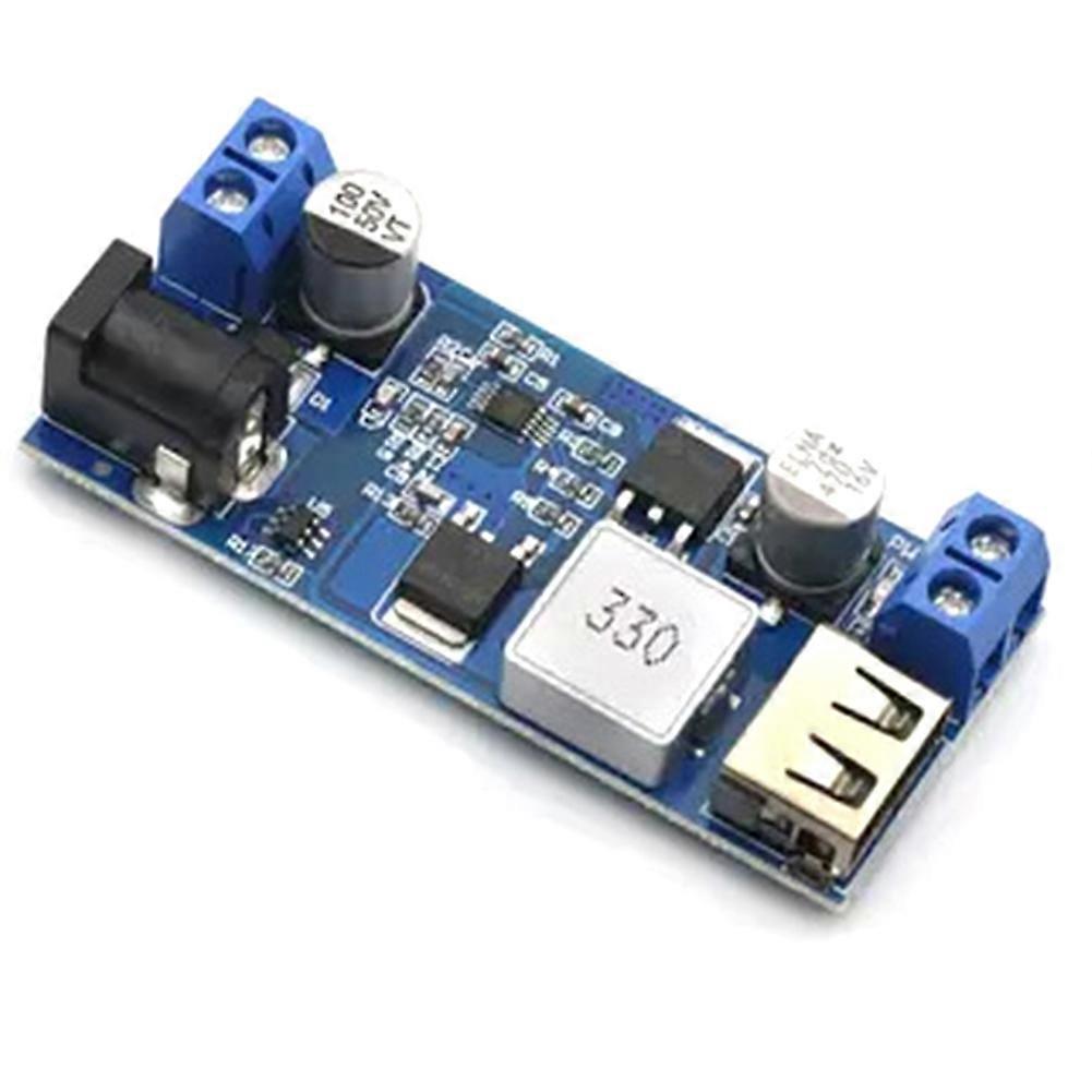 DC-DC 24V/12V to 5V 5A Step-Down Charging Module USB Buck Module Step-Down Power Supply Module for Phone