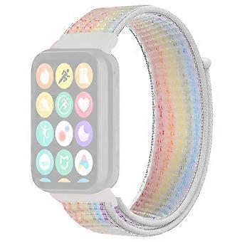 For Xiaomi Smart Band 8 Pro/Redmi Watch 4 Nylon Loop Watch Band Breathable Sport Strap