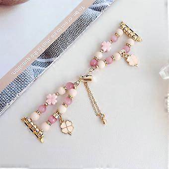 Clover Strap For Apple Watch Series 11 10 42mm/9 8 7 41mm/SE3 SE2 SE 6 5 4 40mm/3 2 1 38mm Beaded Br