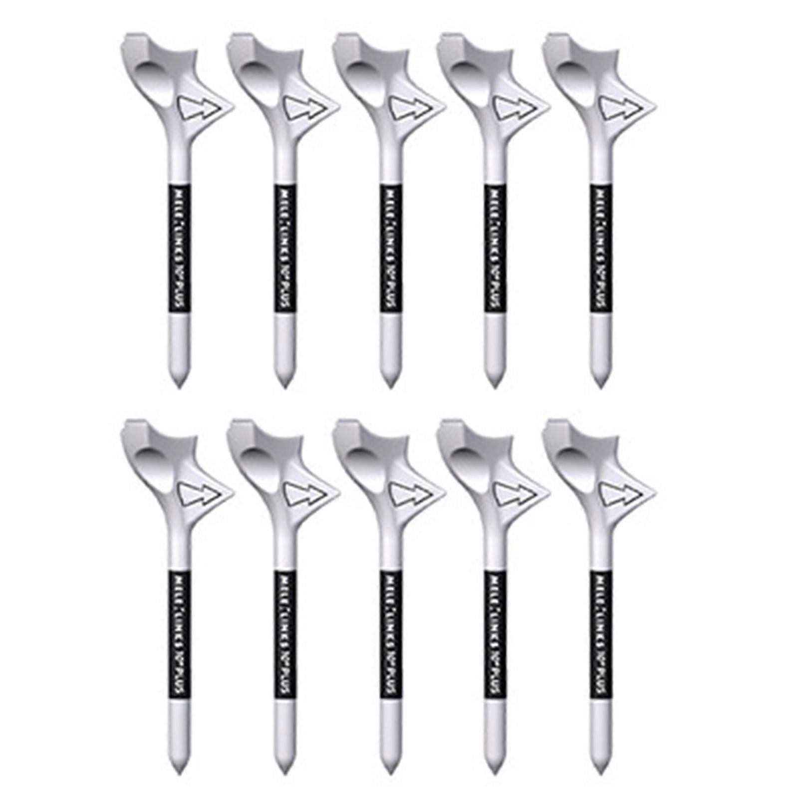 10pcs Golf Tees Wear Ant Portable Oblique Insert Decrease Frict 10 Des Golf Ball Tees G
