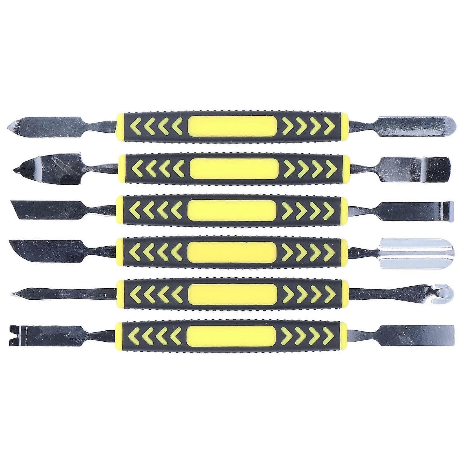 Phone  Tool Kit 6PCS Metal Spudger Set Dual End Pry Tools for Mobile Screen Disassembly