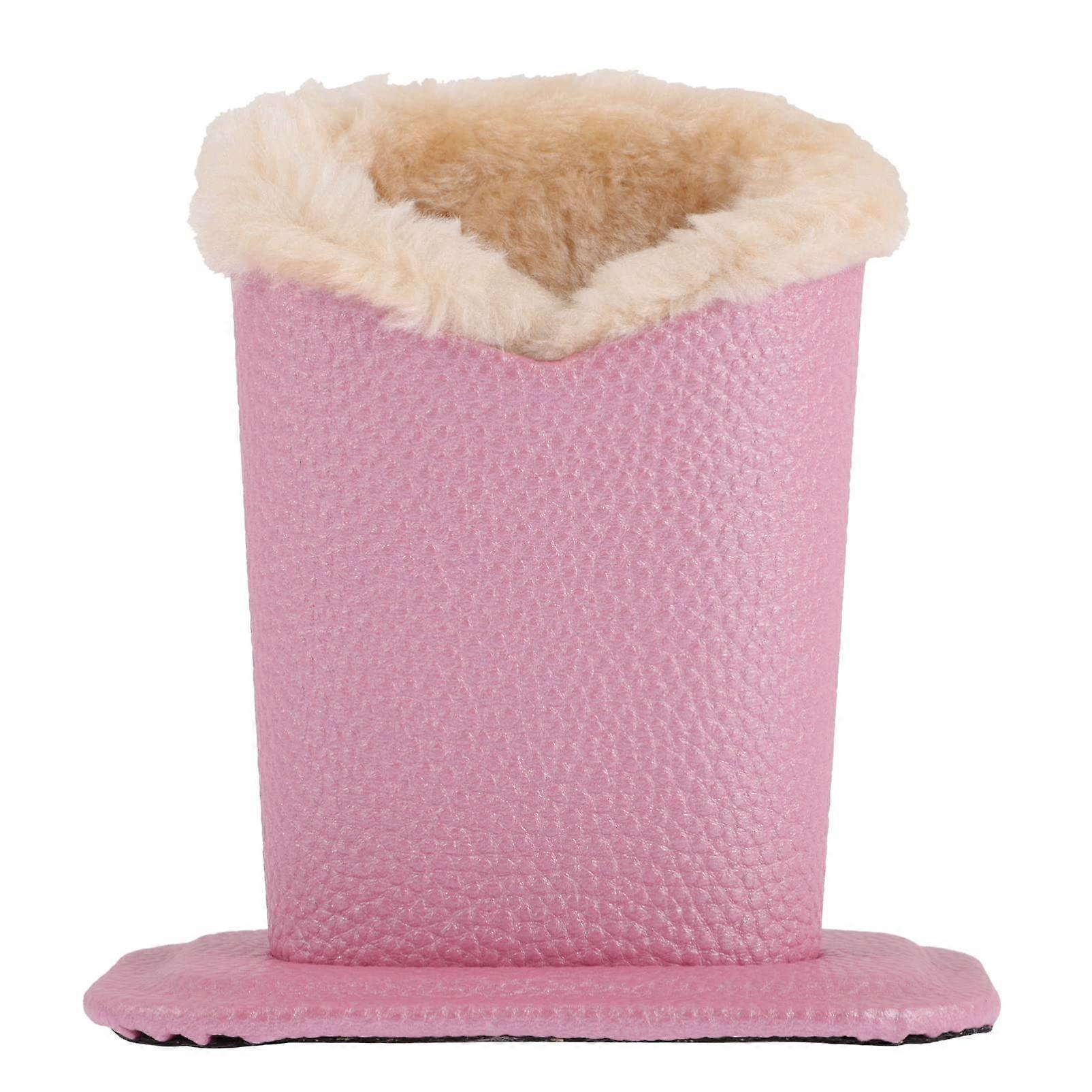 Leather Eyeglass Holder with Scratch Plush Lining, Desktop Sunglass Display Stand Organizer