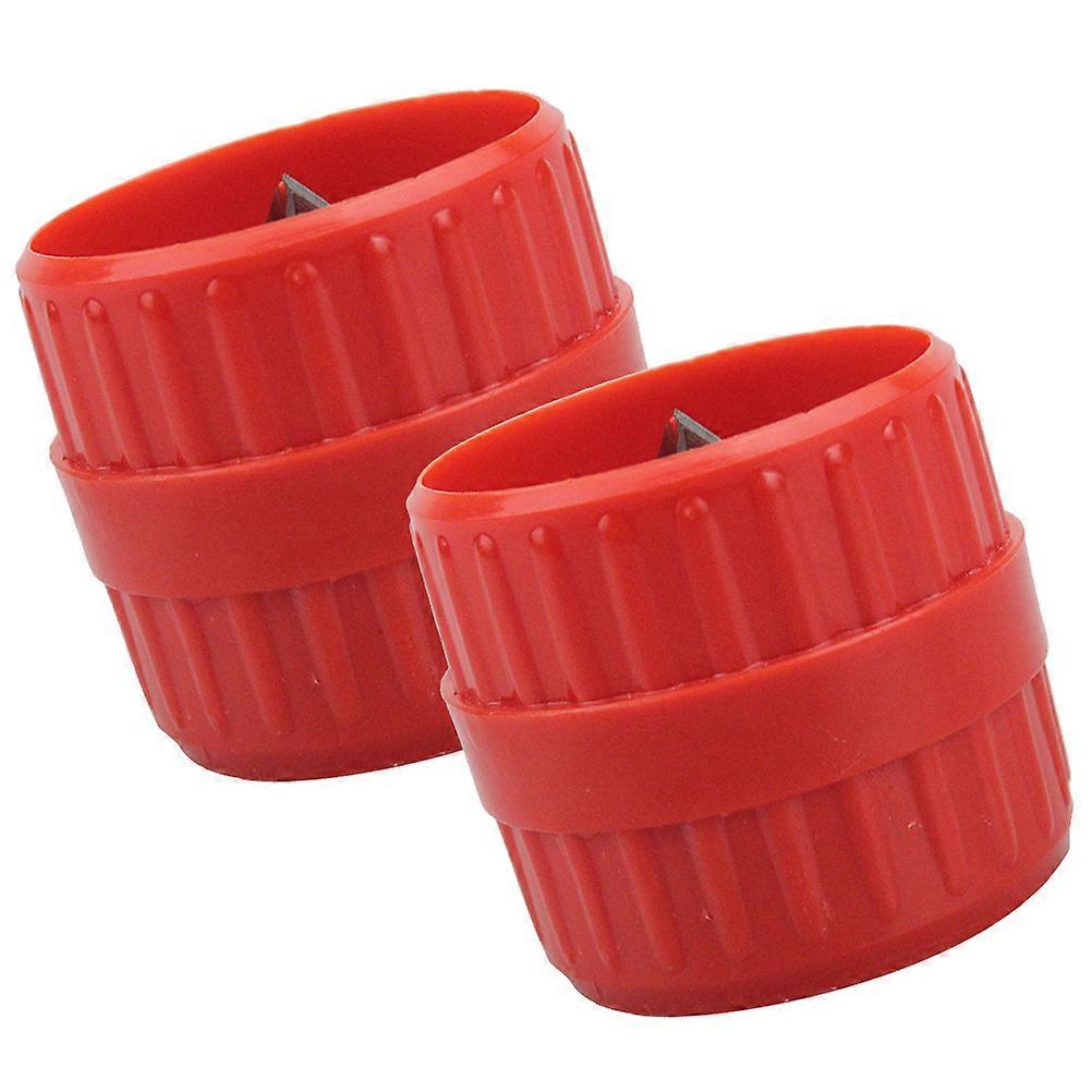 Deburring Chamfer Tool Copper Pipe Reaming Prevent Leaks Copper Pipes 2Pcs