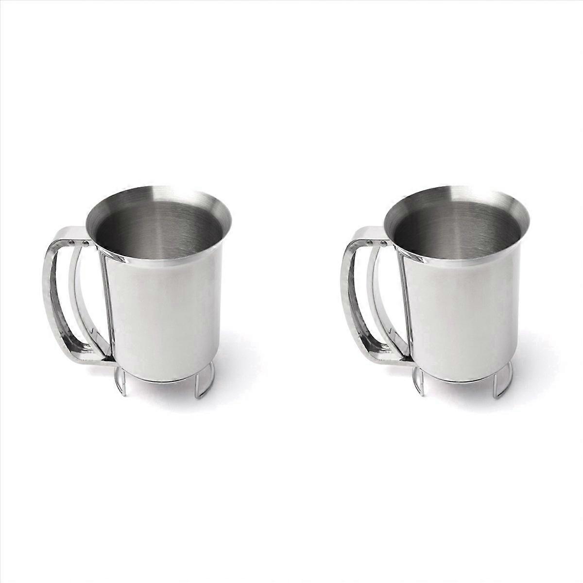 Handheld Stainless Steel Batter Dispenser Cupcake Dough Kitchen Tool